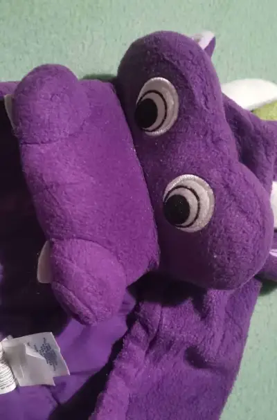 Disfraz de dragón morado para bebé 18-24 meses - miniatura 2