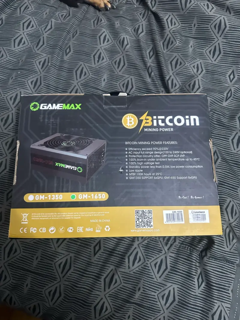 FUENTE DE PODER GAMEMAX GM-1650 1650W 80+ GOLD — C - 2
