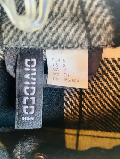 Chaqueta de cuadros H&M talla S - miniatura 2