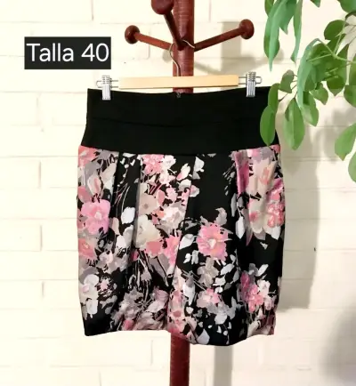 Falda  floral talla 40 marca Basement - miniatura 1