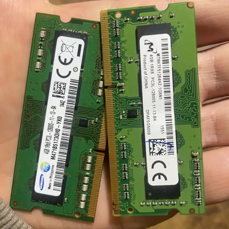 2 Memorias RAM 4GB DDR3 para Laptop - 1