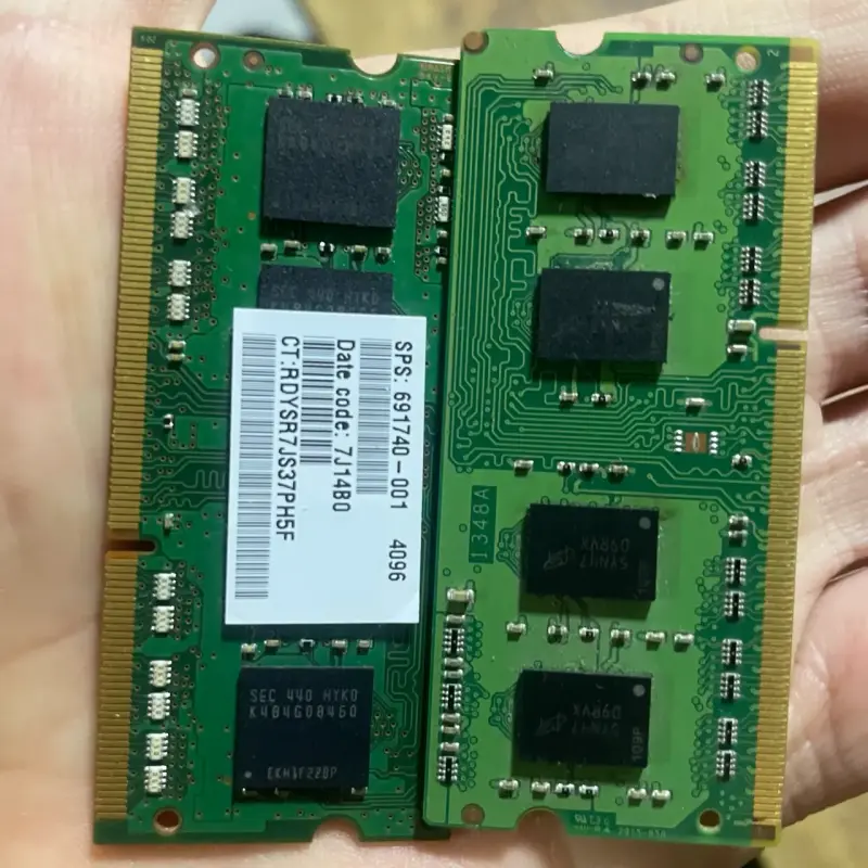 2 Memorias RAM 4GB DDR3 para Laptop - 2