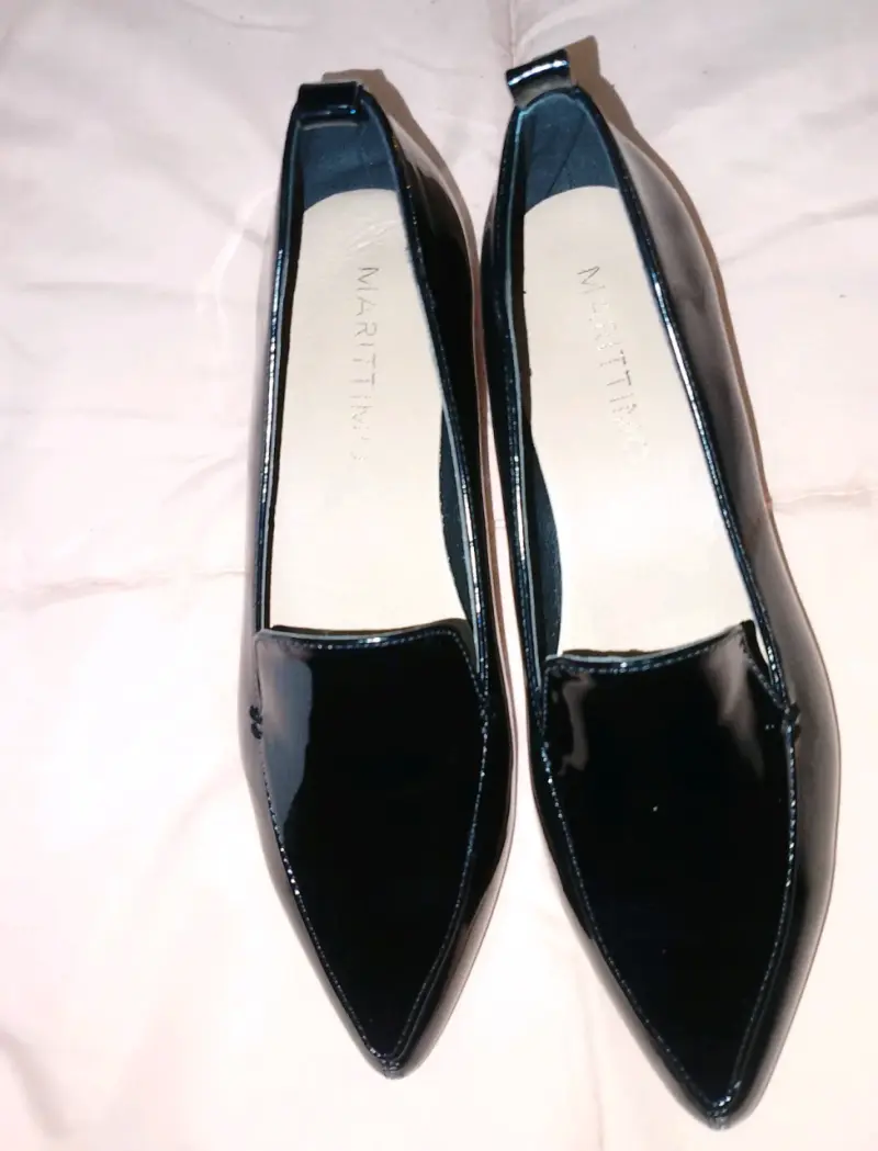 Zapatos planos de charol negro Martino - 1