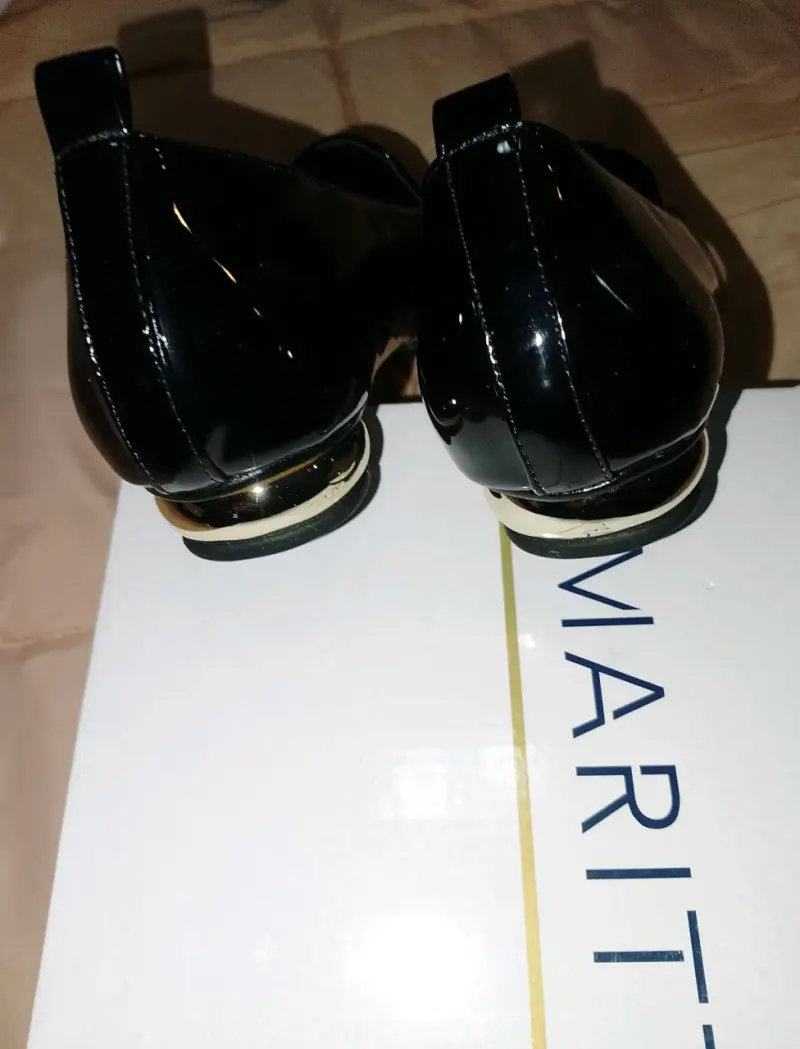 Zapatos planos de charol negro Martino - 4
