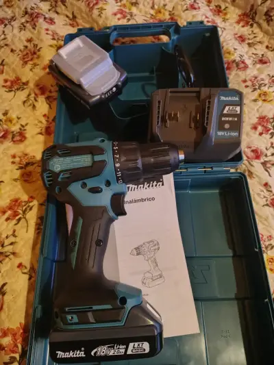 Taladro Percutor Inalámbrico Makita DHP490 18V - miniatura 1