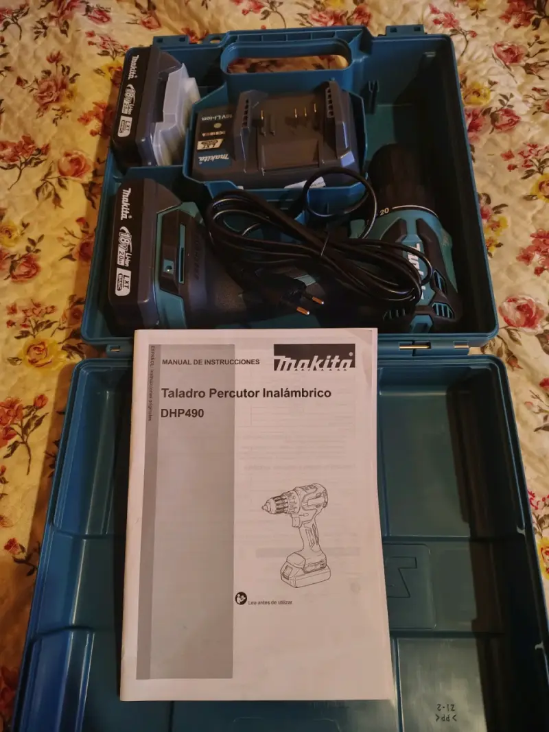 Taladro Percutor Inalámbrico Makita DHP490 18V - 3