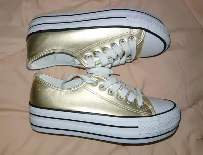 Zapatillas doradas casuales unisex Jandi-G - miniatura 2