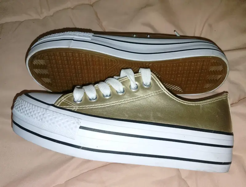 Zapatillas doradas casuales unisex Jandi-G - 3
