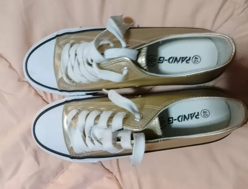 Zapatillas doradas casuales unisex Jandi-G - 4