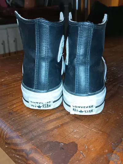 Zapatillas Converse All Star negras sin cordones - miniatura 4