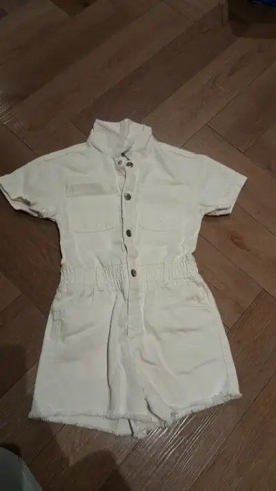 Enterito corto blanco para mujer talla 9 - miniatura 1