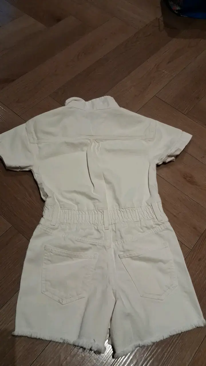 Enterito corto blanco para mujer talla 9 - 2