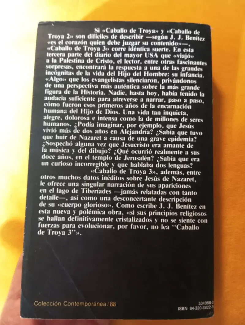 Libro: Caballo de Troya 3 – J. J. Benítez (Editori - 2