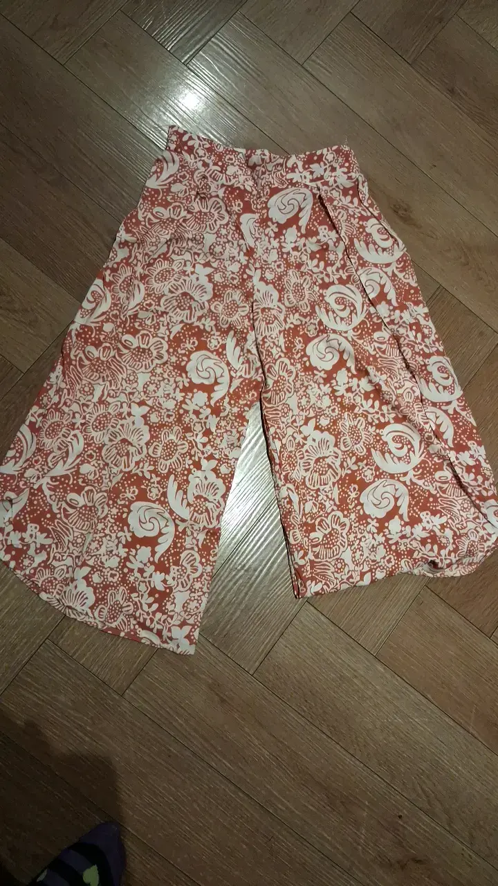 Pantalones palazzo estampados florales talla 6 - 1