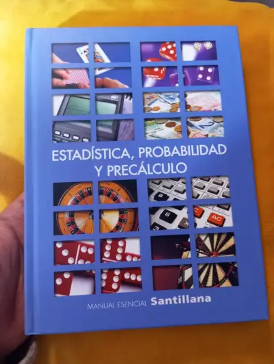 Manual Esencial Santillana – Estadística, Probabil - miniatura 1