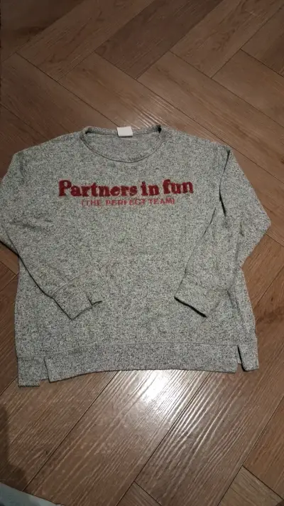 Polerón gris con diseño 'Partners in Fun' talla 9 - miniatura 1