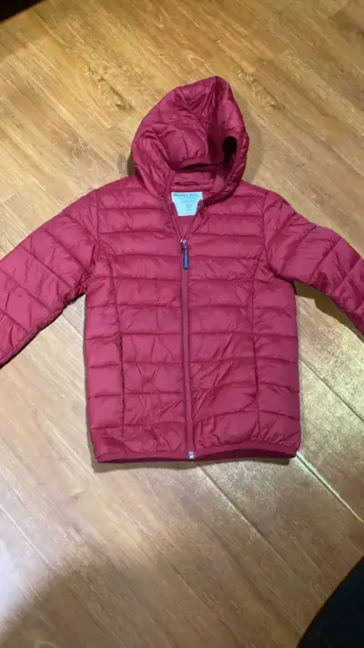 Chaqueta acolchada roja para niños talla 12 - miniatura 1