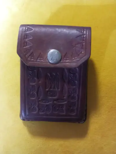 Funda / Estuche de Cuero Artesanal para Cinturón – - miniatura 1