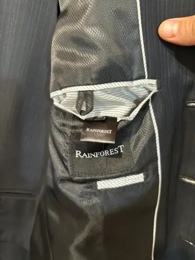Traje formal de hombre Rainforest negro - miniatura 2