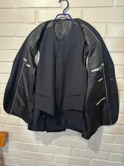 Traje formal de hombre Rainforest negro - miniatura 3