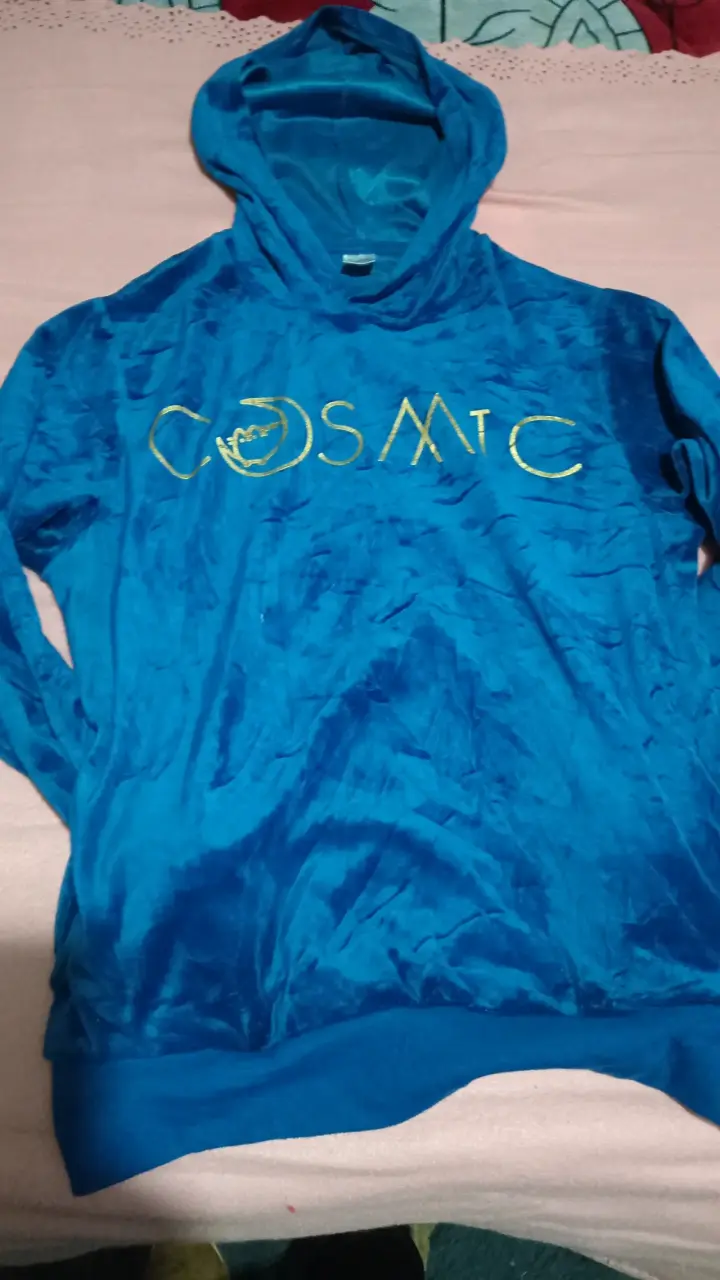 Polerón azul con capucha Cosmic - 3