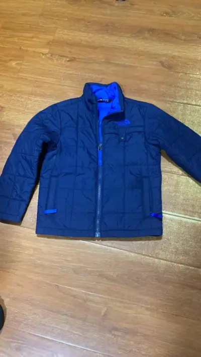Chaqueta azul para niños The North Face - miniatura 1