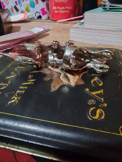 Escultura decorativa de escorpión metálico - miniatura 2