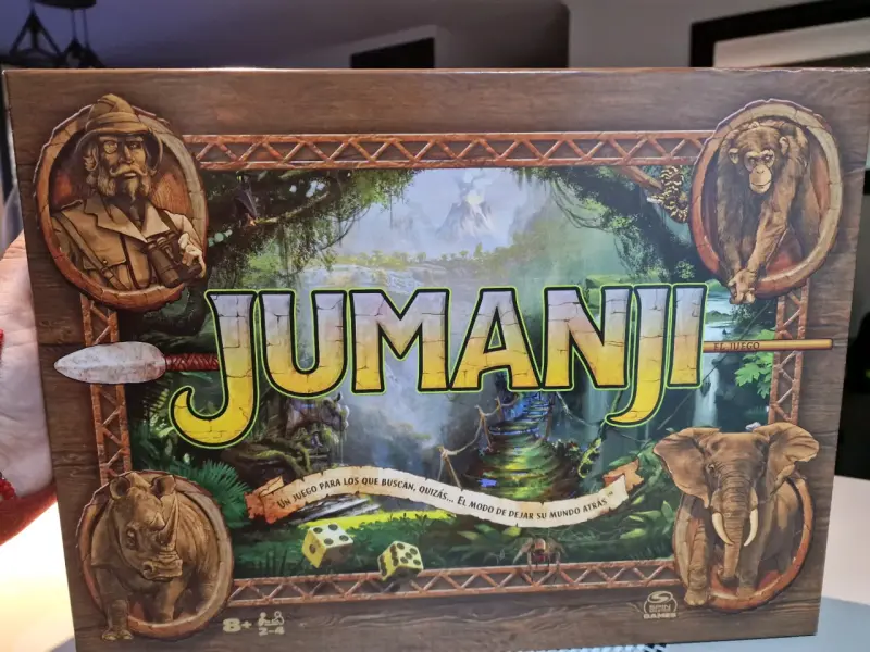 Juego de mesa Jumanji para aventuras emocionantes