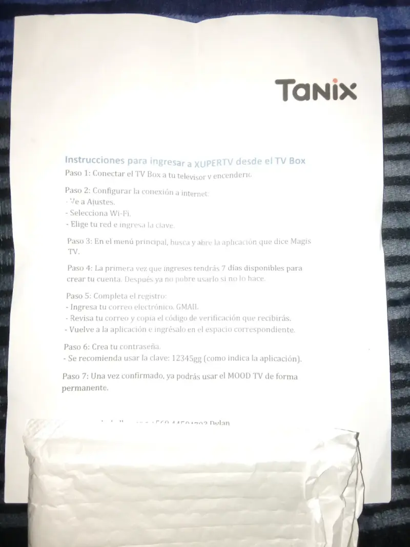 TV Box Tanix con Control Remoto y Cables - 3
