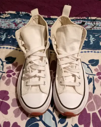 Zapatillas Converse All Star blancas de lona - miniatura 1