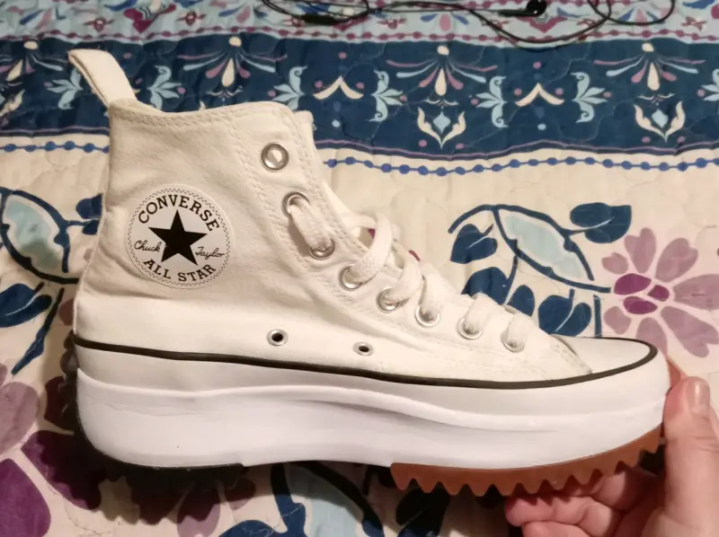 Zapatillas Converse All Star blancas de lona - 4