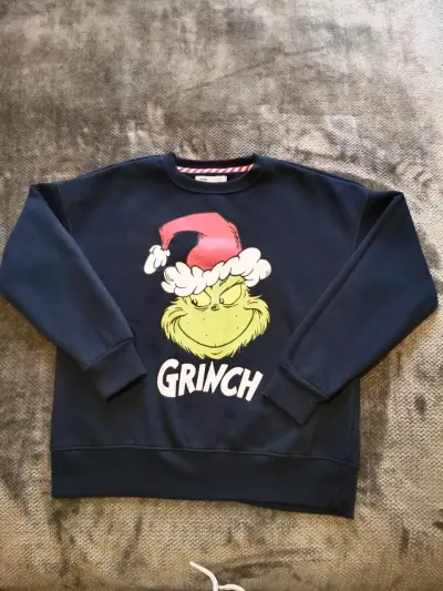 Polerón original Grinch Navidad Azul Talla S/M - miniatura 2