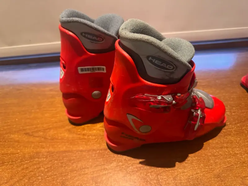 Botas de esquí para niños Head rojas - 2
