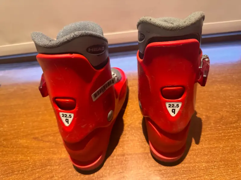 Botas de esquí para niños Head rojas - 3