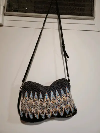 Cartera Desigual con diseño étnico y bordado - miniatura 1