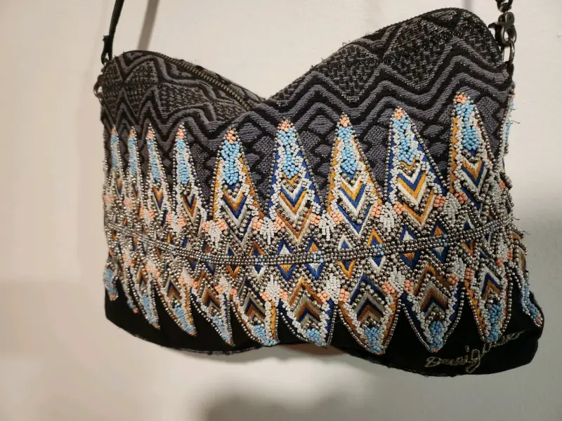 Cartera Desigual con diseño étnico y bordado - 4