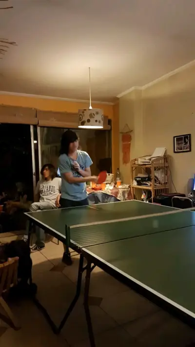 Mesa de Ping Pong AGM Modelo Profesional - miniatura 1
