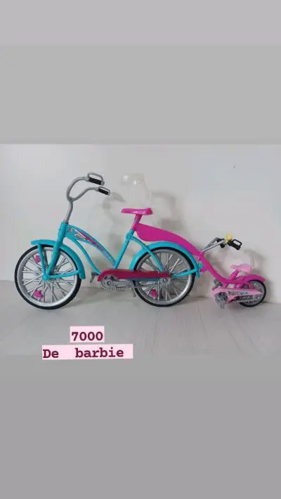 Bicicleta de juguete Barbie para niñas - miniatura 1