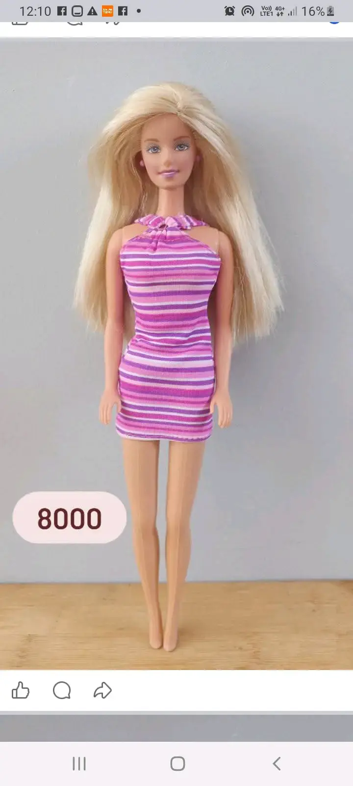 Bicicleta de juguete Barbie para niñas - 5