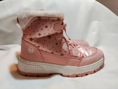 Botas de invierno para niña color rosa con estrellas - miniatura 1