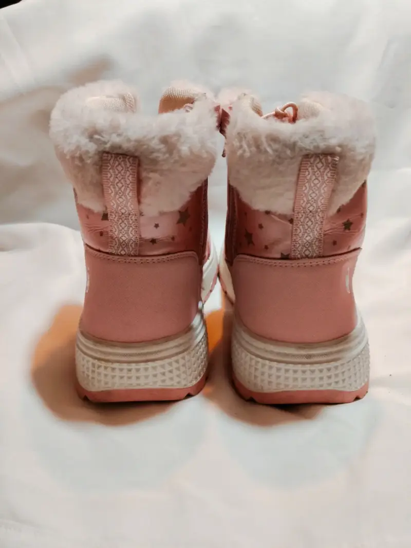 Botas de invierno para niña color rosa con estrellas - 2