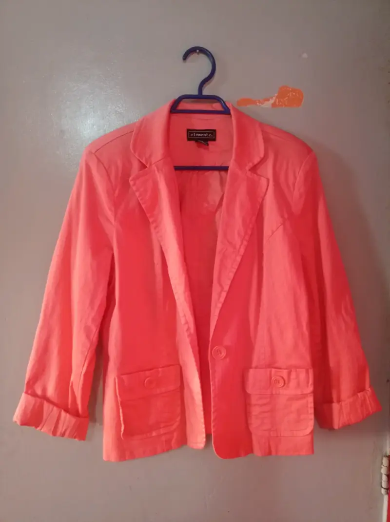 Blazer coral para mujer Elementz
