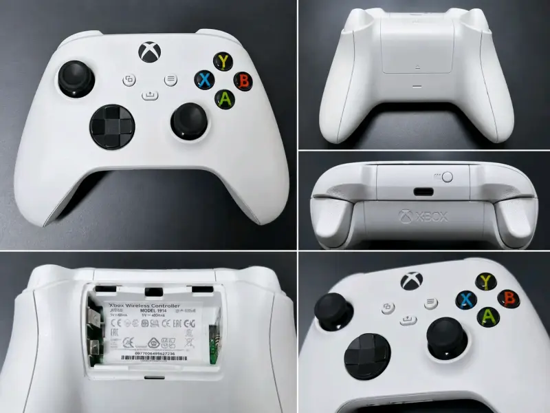 Control inalámbrico Xbox blanco en buen estado