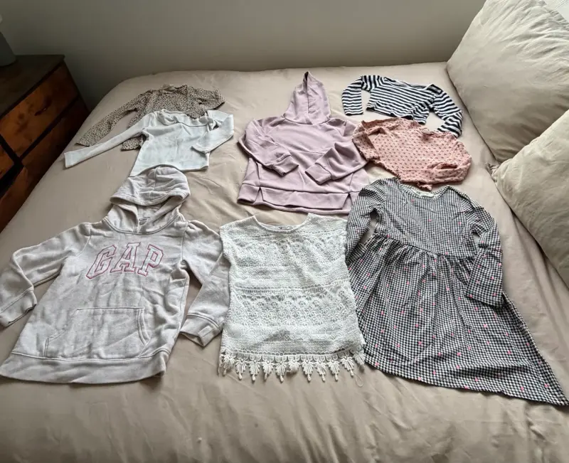 Lote de ropa infantil variada para niñas - 2