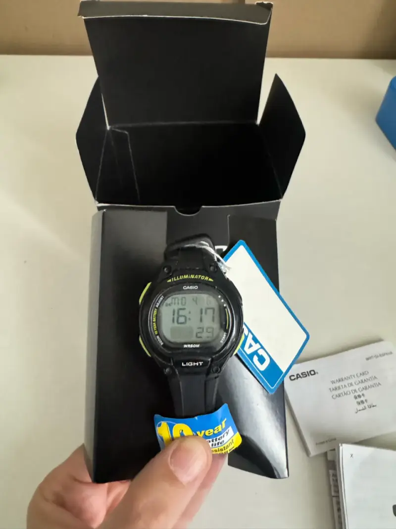 Reloj Casio Digital Lw-203-1bv. NUEVO - 5