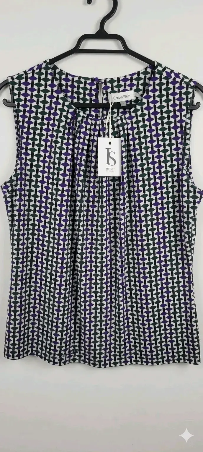Blusa sin mangas Calvin Klein estampada - 2