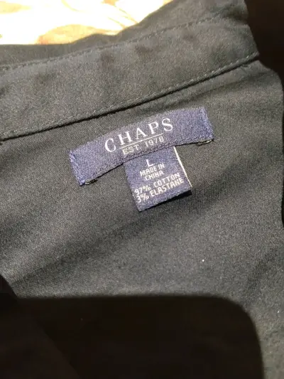 Chaqueta Azul Marino  con botones dorados Chaps - miniatura 2