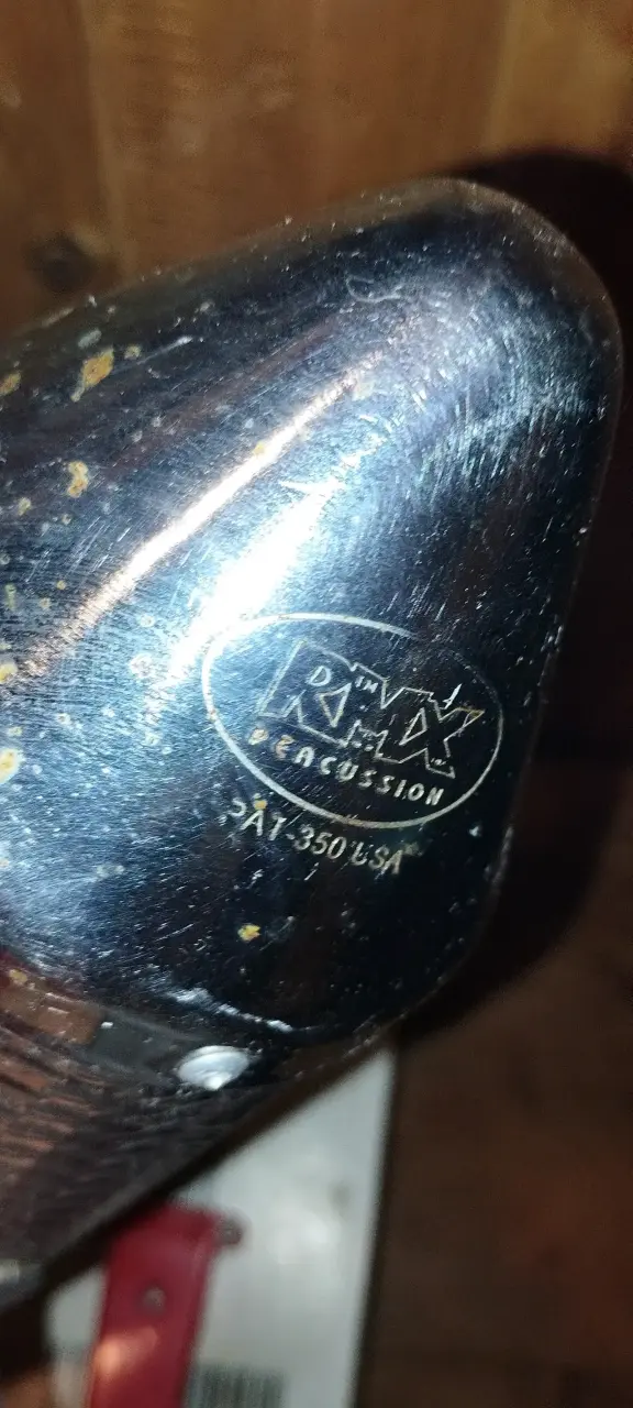 Güiro metálico RMX Percussion con cepillo - 3
