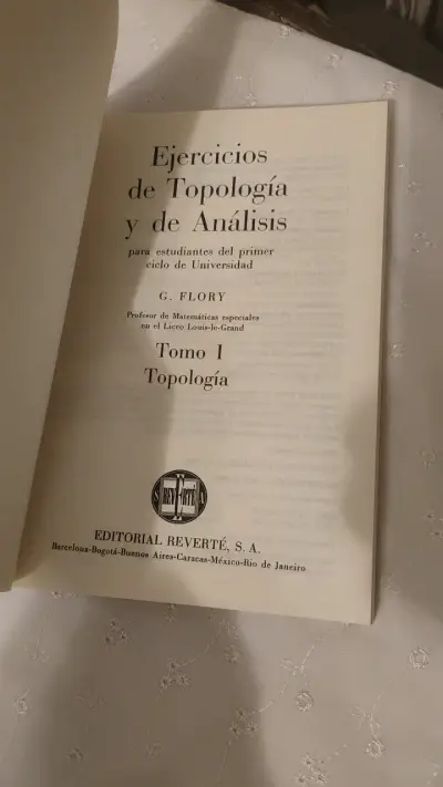 Libro Ejercicios de Topología y Análisis Tomo 1 - miniatura 4