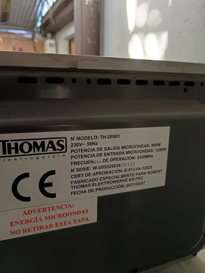 Microondas Thomas con Espejo - 3